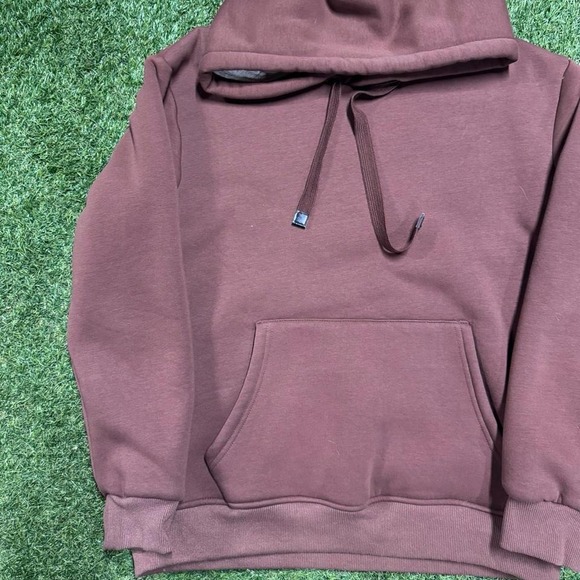 Brown‎ Sherpa-Lined Hoodie (S) - Picture 2 of 5